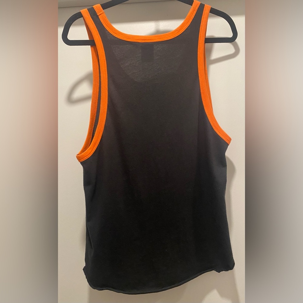Victoria's Secret VS PINK San Francisco SF Giant Black & Orange Sequin Tank Top - Picture 10 of 15